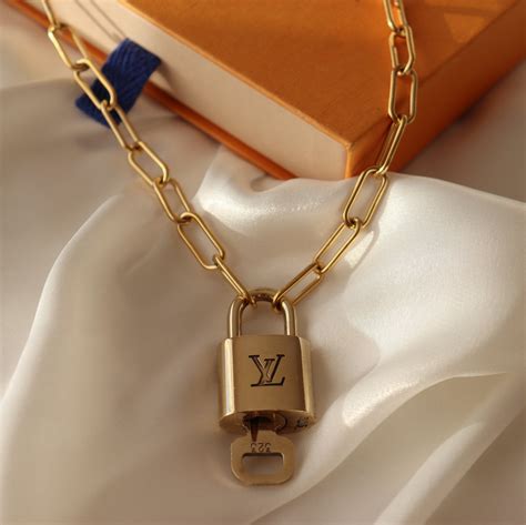 louis vuitton lock necklace.|louis vuitton lock necklace price.